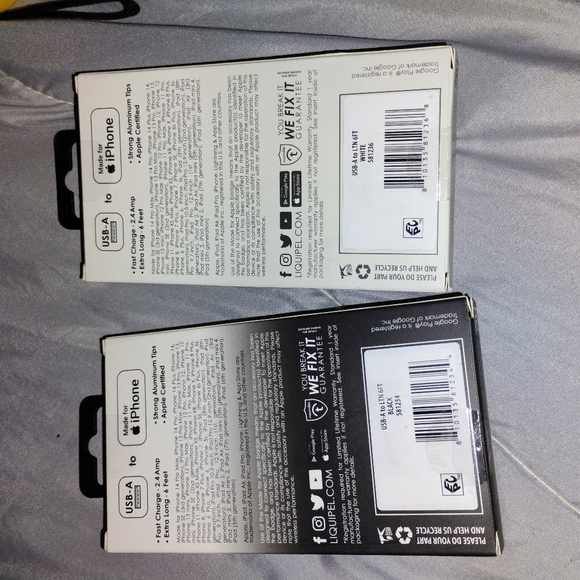 ****Price is for ALL chargers**** Powertek Premium USB to Lightning TRAVEL - Picture 4 of 8